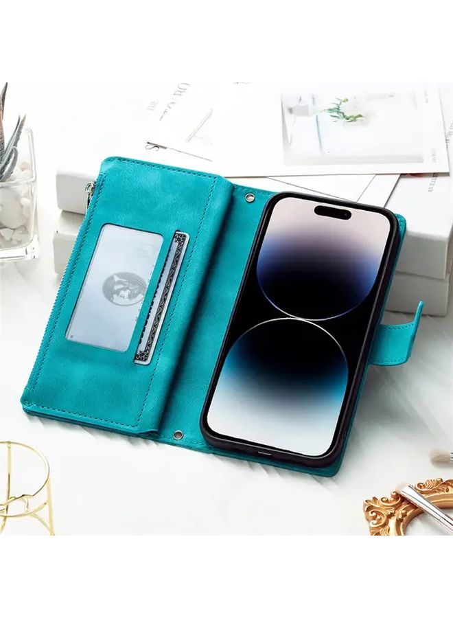 Pink PU Leather Lanyard Wallet Case For Samsung Galaxy S25 Plus With Card Holder - Image 4